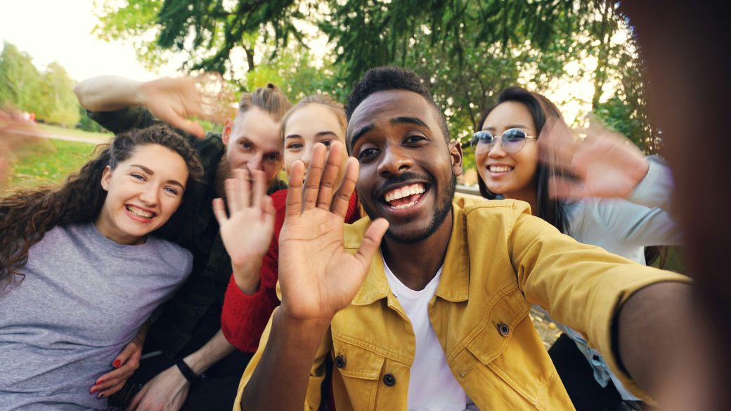 People connecting in their community
