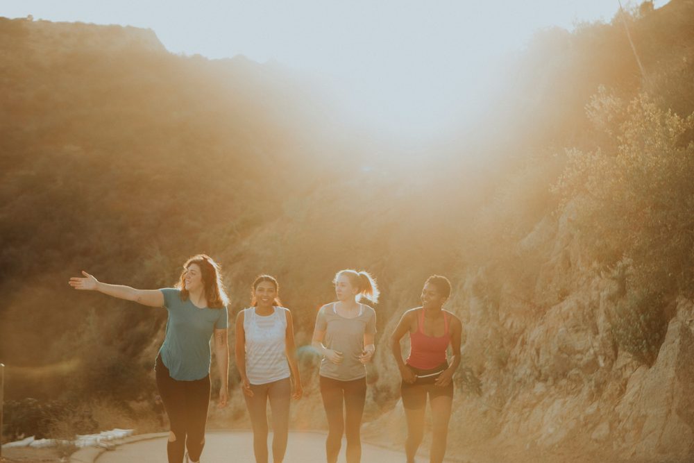 People connecting and supporting their community